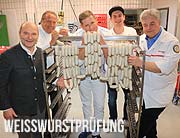 17. traditiionelle Weißwurstprüfung der Metzgerinnung München - so schmeckt die Weißwurst (©Foto: Martin Schmitz)